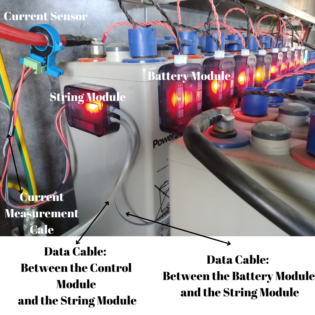 Alpais battery monitoring module connection architecture